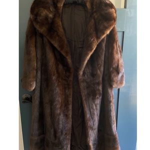 Vintage mink fur coat